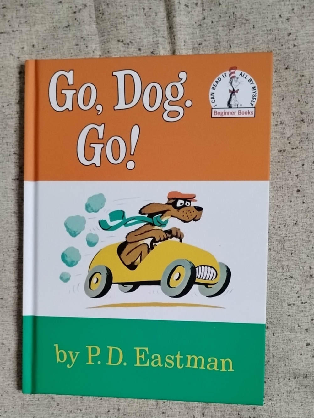 P D Eastman GoGo, Dog. Go! by — Orange and Green Hardcover